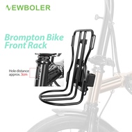Newboler Brompton Bicycle Front Rake bracket For Large Capacity Bag Weight Bearing 23 Pounds