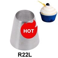 R22L Round Piping Tip Decorating Nozzle Pastry Tips Fondant Cake Pastry Tool