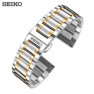2024 High quality♙✻ 蔡-电子1 Suitable for Seiko watch strap solid stainless steel butterfly bracelet watch accessories steel strap for men and women 2022