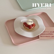 TEMARUMA HYERI Korean Aesthetic Plate Korean Aesthetic Plate/ Korean Ceramic Plate/ Aesthetic Plate/