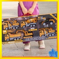 kereta mainan mainan budak lelaki 2024 New Kids Excavator Construction Truck Toy Set Boys Car Dozer 