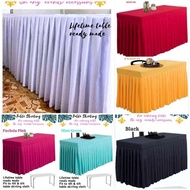 Skirting Table Skirt 4Ft LifeTime Table Ready Made For Catering Table