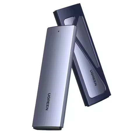 UGREEN 10Gbps M.2 NVMe Enclosure Dual Protocol Hard Disk Enclosure Aluminum M.2 Enclosure Support M.