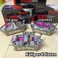 BREMBO Caliper BIG 4PISTON Right Caliper Brembo 4piston Caliper M432, M4, M7 Stylema PNP Ninja Brack