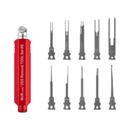 Terminal Pin Removal Tool Kit 27-Piece Universal Automotive Wire Harness Connector Release Non-Slip 