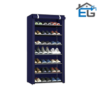 7 Tier Shoes Rack Dustproof Shoe Rack with Cover Multilayer Shoe Rack Cabinet Shelf Storage Rak Kasut Bertutup