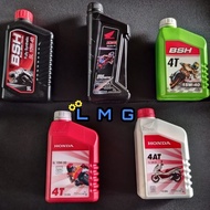HONDA HIGH PERFORMANCE ENGINE OIL. FULLY/SEMI SYNTHETIC, 4AT SCOOTER 10W-30, SL 10W-30 AND PREMIUM MINERAL 15W-40.