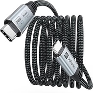 240W USB C Cable 10ft, long USB C 3.2 Gen 2X2 Cable (240W Fast Charging/20Gbps Data Transfer/4K/2K@1
