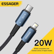Essager PD type C to Lighting LED 3A aluminum alloy quick charging cable 20W for iPhone 12 Pro Max 1
