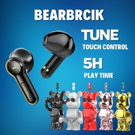 ♥ SFREE Shipping ♥ BearBrick B5mini Bluetooth Earphones 11CM Wireless Earphones 5.0 9D Sound touch control Earbud Music/making phone calls long Endurance B5 TWS