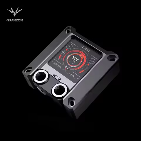 Bykski Granzon Copper CPU Water Block For INTEL LGA1800/1700/1200/115X Cooler AMD Ryzen AM4 AM5 With