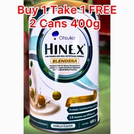 Hinex Otsuka Blendera Milk Vanilla BUY1 TAKE 1 FREE(2cans 400g)(Legit Seller)