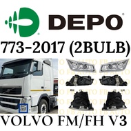 Depo 773-2017 (2 Bulb) Volvo FM/FH V3 Fog lamp RH/LH
