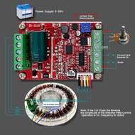 6-60V BLDC Three Phase DC Brushless Motor Controller 400W PWM Hall Motor Control Driver Board