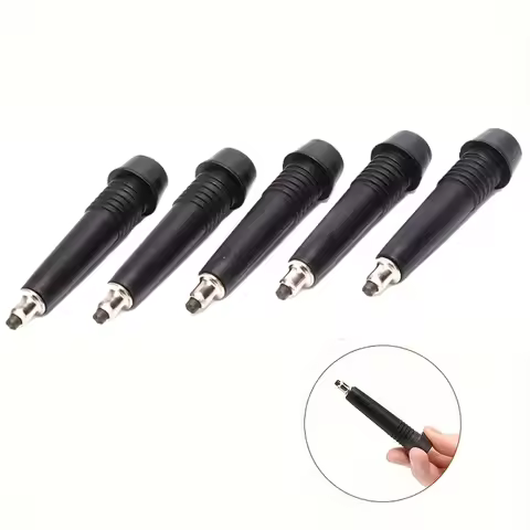 5pcs Outdoor Trekking Pole Accessories Tungsten Steel Pole Tip Replacement Pole Tip Universal Trekki