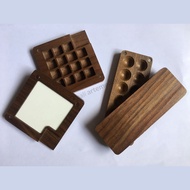 Wooden Color Disk UK/ Size 12x4.7 cm & 7.8x7.8 cm