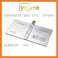 MICROSOFT SURFACE PRO 4 1724 G3HTA026H G3HTA027H G3HTA031H DYNR01 replacement battery bateri
