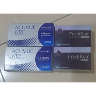 SUNSHINE SOFTLENS / LENSA KONTAK BULANAN ACUVUE DAN FRESHKON -2.50 / -