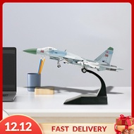 Pezhong เครื่องบิน SU27ของสหภาพโซเวียตขนาด1:100เครื่องบินรบแสดงหุ่นอัลลอยสำหรับชั้นวางหนังสือห้องนอน