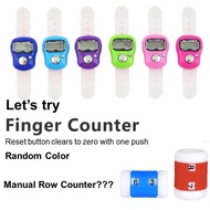 Digital Knitting Row Counter Stitch Counter Finger Counter Tally Counter