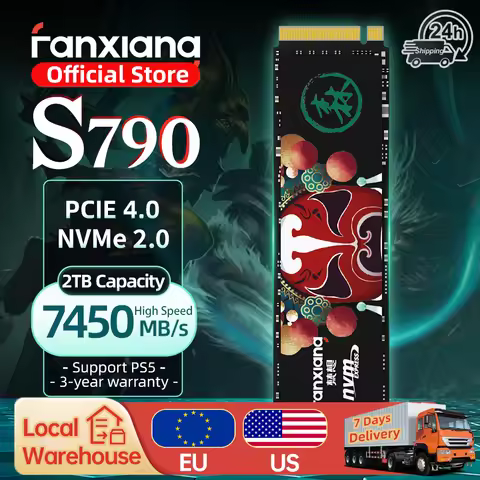 [EU/US Shipping]Fanxiang S500 Pro/S790 M.2 SSD 4TB 2TB 1TB Hard Disk M.2 NVMe SSD Internal Solid Sta