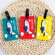 Luggage Tag Travel Baggage Labels Cartoon Backpacks Plane Bag Tag Handbag Name Cards Tag Luggage Ide