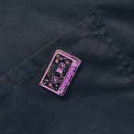 星空 太空 卡式帶 磁帶 金屬襟章