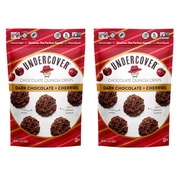 [Bundle of 2] UNDERCOVER Crispy Quinoa Dark Chocolate + Cherries 85g (Mini Crisps)