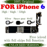 100% ทดสอบเมนบอร์ดสำหรับ iphone 6 ปลดล็อก Logic บอร์ด/ไม่มีลายนิ้วมือสำหรับ iphone 6 Mainboard เปลี่ยนแผ่น