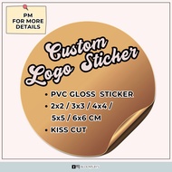 *SG Seller* Custom Print Logo Sticker