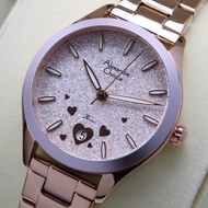 2A93 Rosegold Purple  - Jam Alexandre Christie Wanita Terbaru 2024 Ori