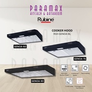 RUBINE Cooker Hood RSH-GENOA-60/75/90 Slim Cooker Hood