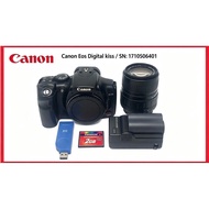 Canon EOS Digital Kiss DSLR Camera