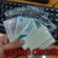 Vỏ Thẻ Căn Cước Công Dân Bằng Lái Xe Túi Đựng Thẻ ATM Nilon Nhựa Trong Suốt Bọc Giấy Tờ Chống Thấm N