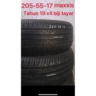 205-55-17  Gred A import used singapore tyre
