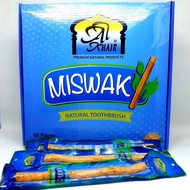 60 Pcs Miswak Kayu Sugi Siwak Natural Tooth Brush Random Brand