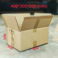 Used Carton Box 40x30x20cm Kotak Terpakai  Size Medium Tebal elok sesuai untuk penghantaran Pos simpan barang
