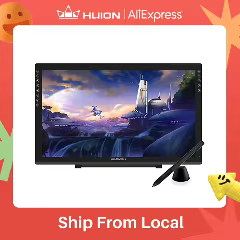 GAOMON PD2200-21.5 Inch Digital Tablet Anti-Glare Full Lamination Screen Display with 8 Touch Keys S