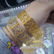 Rantai Tangan Kerawang Emas 375