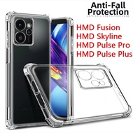Transparent Protective Phone Case Full Edge Airbag Anti-fall for HMD Fusion 5G Skyline Pulse plus 4G