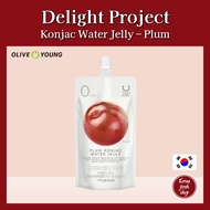 [Olive Young] Delight Project Konjac Water Jelly – Plum Flavor | 0 kcal Korean Jelly Snack