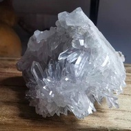 【COD】 Clear Quartz Cluster White Crystal Quartz Jikefy Rock Energy Tower Collection Home&Office Deco