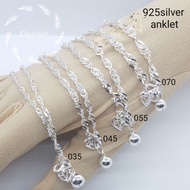 (SB 925 silver anklet (gelang kaki silver)