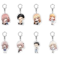 My Dress Up Darling anime keychain acrylic model Marin Kitagawa Gojo Sajuna backpack hanging accesso