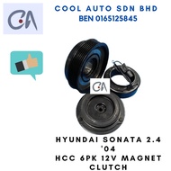 🔥READY STOCK 🔥HYUNDAI SONATA 2.4 '04 HCC 6PK 12V MAGNET CLUTCH  MC-8033