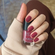 KIKO Quick Dry Nail Polish Avocado Green 077 Lavender Purple 016 Blood Green Nail Care Products from