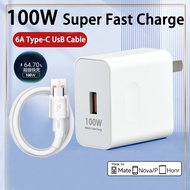 For 70 80 90 Pro 100W Super Fast Charger 11V6A USB Type C Cable for Honor 50 60 SE Magic VS Fold V2 
