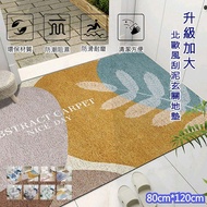 【嵐楓居家】高彈絲圈清潔刮泥可裁剪絲圈地墊-80x120cm-多款可選_廠商直送