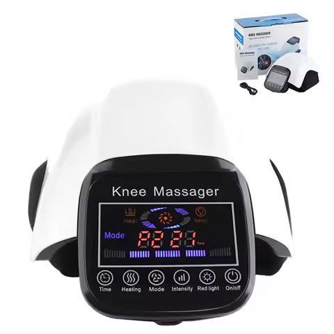 3 in 1 Electric Knee Massager Portable Vibration Hot Compress Airbag Massage Machine Rechargeable Hi
