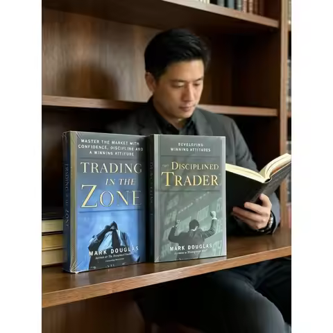 Mark Douglas Trading Books Collection - Trading in The Zone & The Disciplined Trader | Master Tradin